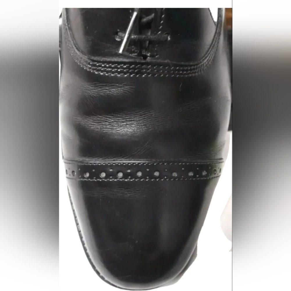 Allen Edmonds Byron Cap Toe Oxfords Men's Size 10 D Made In USA Quarter Brogue - Picture 6 of 12